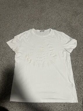 Moncler Classic White Short Sleeve Crew Neck T-Shirt